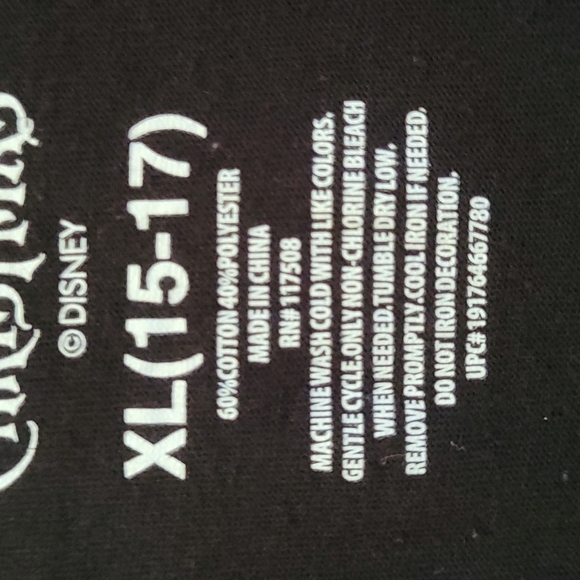 Disney Tim Burton's Nightmare Before Christmas Jack Skellington Hoodie T-shirt - Picture 13 of 13